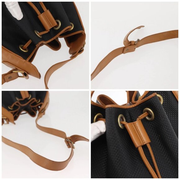 SAINT LAURENT Shoulder Bag PVC Leather Black Auth SW1561 - Picture 16 of 16